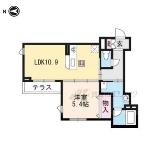 カサデサンZEOM【103号室】の間取り