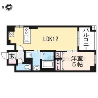 サンクチュアリ御池御前【4階】の間取り