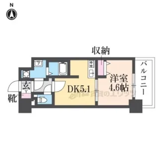 プレサンスTHEKYOTO澄華【309号室】の間取り