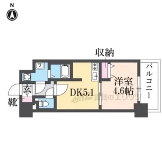 プレサンスTHEKYOTO澄華【6階】の間取り