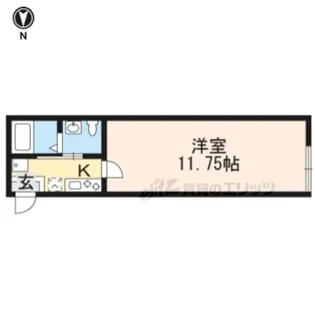 Sunput Nijo Castle【203号室】の間取り