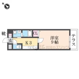 CLAIR ITOKEN【101号室】の間取り