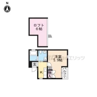 CASA3【3号室】の間取り