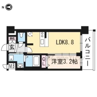 プレサンスTHE KYOTO粋都【5階】の間取り