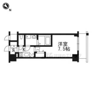 エスリード京都吉祥院【1階】の間取り