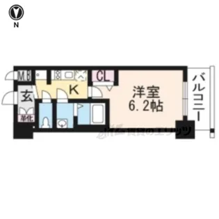 プレサンスTHEKYOTO粋都【3階】の間取り