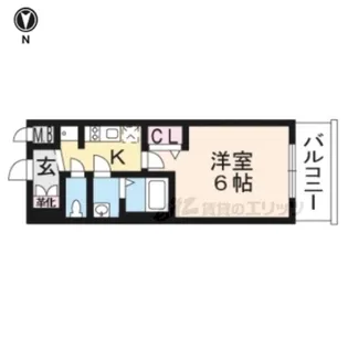 プレサンスTHE KYOTO粋都【7階】の間取り