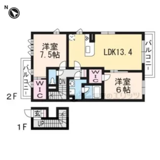 プレミール日吉【206号室】の間取り