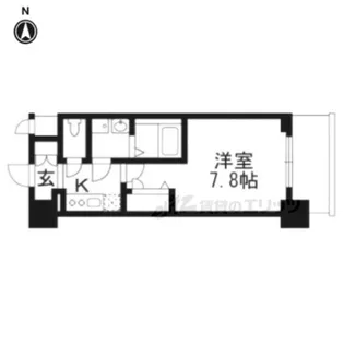 1Kの間取り画像