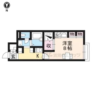 レオパレスWing日野【103号室】の間取り