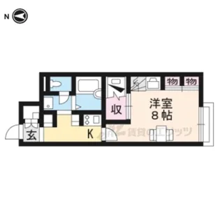 レオパレスワゲンエド【109号室】の間取り