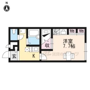 レオパレスクレールアピテ【108号室】の間取り