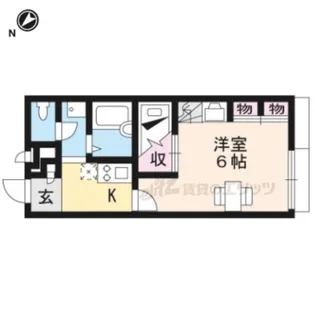 レオパレス近江八幡?【103号室】の間取り