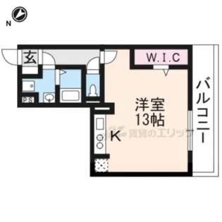 Bella vista南草津【1階】の間取り