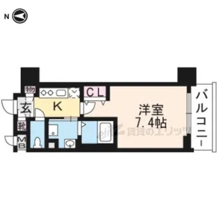 べラジオ京都西陣【5階】の間取り