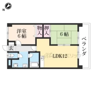 アメニティ貴生川【3階】の間取り