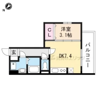 DESIGN SQUARE AN【2階】の間取り