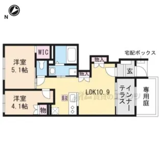 コンフォール横木【1階】の間取り