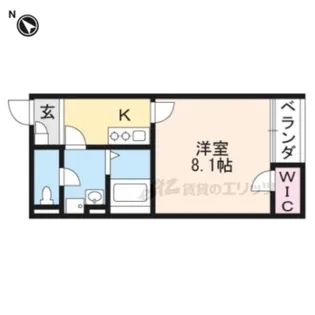 レオネクスト北沢【206号室】の間取り