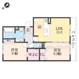 Avant Rivie’re【1階】の間取り