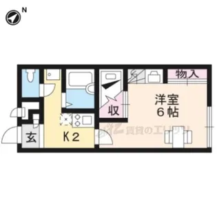 レオパレス東沖野【1階】の間取り