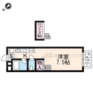 メゾンK・T【202号室】の間取り