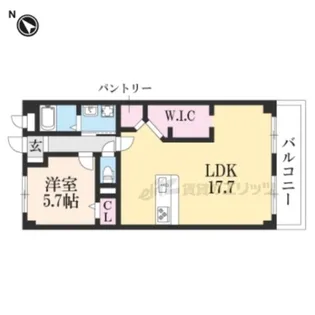 マノワール内貴【301号室】の間取り