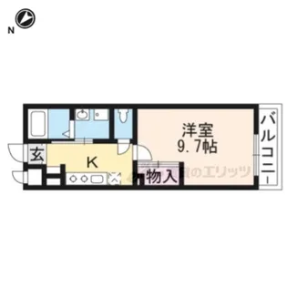 Bel Sole【202号室】の間取り