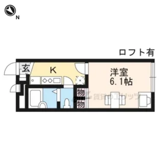 レオパレスT 大窪【202号室】の間取り