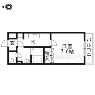 レジデンスヒルズ・GOMA【205号室】の間取り