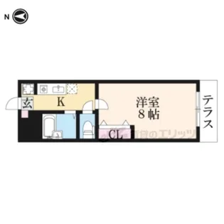 コーポアイテム【1階】の間取り