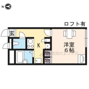 レオパレス亀岡駅前【403号室】の間取り
