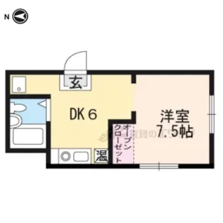Casa hills園部【301号室】の間取り