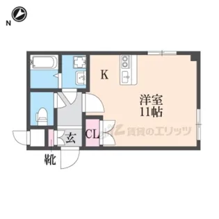 フォルトゥーナ【403号室】の間取り