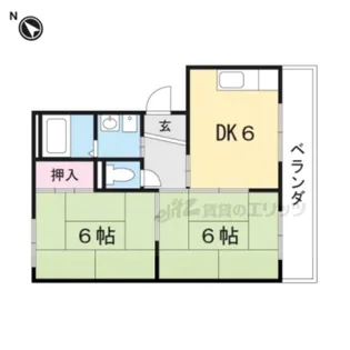 ピープルk【203号室】の間取り