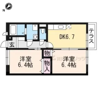 メゾングリーンヒル?【1階】の間取り