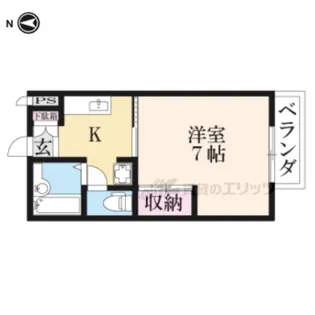 ヴィラエステート【202号室】の間取り