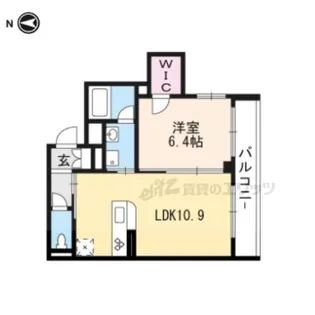 レフィシア西院【103号室】の間取り