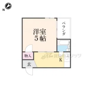 北白川L1ビル【3階】の間取り