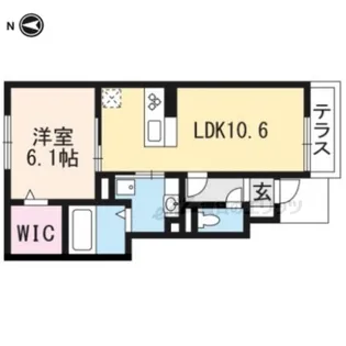 グランドール ヴィラ【1階】の間取り