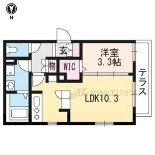 エクセレンス南【101号室】の間取り