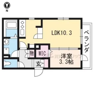 エクセレンス南【202号室】の間取り