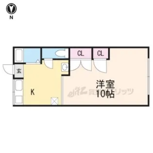 ロイヤル学園前PART??【106号室】の間取り
