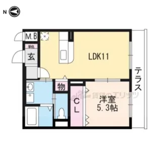 ON THE ROAD【1階】の間取り