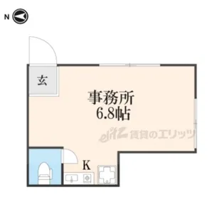 楽英堂【101号室】の間取り