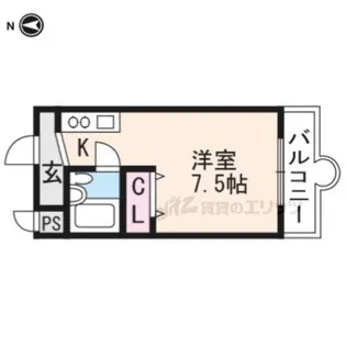 長岡プラザ【401号室】の間取り