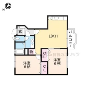 フロレスタ?【1階】の間取り