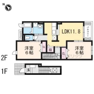 グランコート?【2階】の間取り