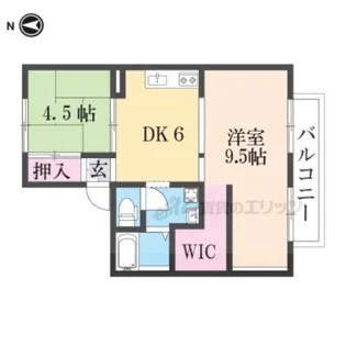 メゾン丹和A棟【A205号室】の間取り