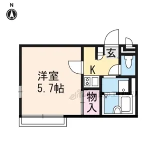 レオパレスBanba【2階】の間取り